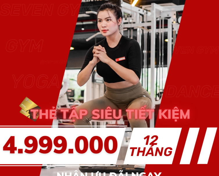 MỪNG THÁNG CỦA NÀNG - TẶNG ƯU ĐÃI 4.999.000/ 12 THÁNG TẬP