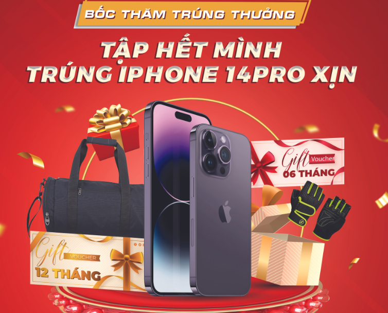 TẬP HẾT MÌNH - TRÚNG IPHONE 14PRO XỊN